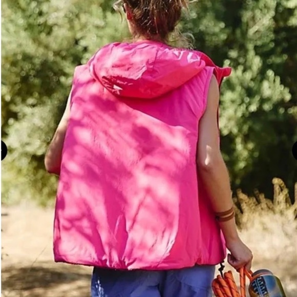 NWT FP Movement by Free People Recreation Reversible Fleece Puffer  Vest - Picture 5 of 7